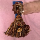 Lot Of 4 Trimland Vintage Collection 3742-9 Gold Brown  Curtains Tassels