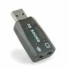 Usb External Sound Card Stereo Audio Adapter 3 5mm Aux Output   Mic Input