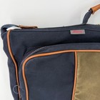Vtg 80s G h  Bass American Heritage Canvas Leather Garment Bag Complete