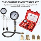 Petrol Engine Cylinder Compression Tester Kit For Automotive Motorcycle Tool Kit