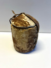 Antique Native American Indian Ceremonial Wood Deer Skin Container  Late 1890 s