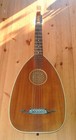 6 String German Lute Guitar   Gitarrenlaute In Very Good Form With Fitted Case