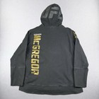 Reebok Ufc Full Zip Hoodie Mens 2xl Conor Mcgregor Gray Black Fighter Walkout