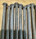 Vintage Heavy Steel Timber Framing Spikes  lot Of 12  Nos