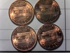 1965 1966 1967 1968 Lincoln Pennys 4 Coins Uncirculated