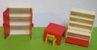 Playmobil 32900 Victorian Mansion Children Playroom Furniture Closet Table Lot