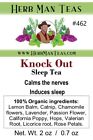 Knock Out Tea - Best Sleep Tea For Insomnia   Over Thinking  By Master Herbalist
