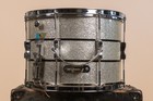 1972 Ludwig 10x14 Silver And Black Parade Master Snare Drum