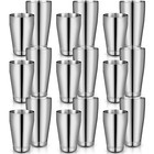 Pcs Cocktail Shaker Boston Cocktail Shaker Set  Stainless Steel 16 Silver