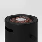 Threshold 22  Metal Portable Patio Backyard Outdoor Fire Column Pit Propane Gas