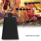 Metal Iron Cowbell 8 Inch  Cow Bell Large Noise Makers Hand Percussion Music Cow