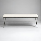 New Wrought Iron Bench In The Style Of Diego Giacometti 58 