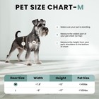 3-flap Dog Door  Medium Doggy Door For Wall  Never Rust Plastic Through Wall    