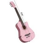     fast Shipping     38inch Acoustic Guitar case bag  strap  tuner  picks  strings 