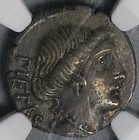 48 Bc Ngc Xf Albinus Brutus Roman Rep Denarius Julius Caesar Assassin  25090703d