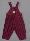 Vintage Oshkosh 90 s Rare 18m Vestbak Plaid Apple Overalls Made In Usa