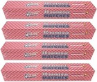 4 Boxes - 11  Fireplace Matches  Long Reach  160 Matches Total