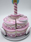 Melissa   Doug Wooden Birthday Cake Toy Set Pretend Play Replacement Pieces