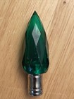 Green  Crystal  Faceted  Acrylic Lighting  Lamp  Shade  Finial   new Old Stock 