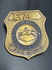 Obsolete Numbered Us Postal Clerk Pinback Badge From San Diego  Ca