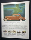 1933 Buick Auto Car Ad Art By Harrison Art Deco General Motors