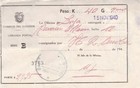 1940 Ecuador  290 4   350 2   394  ra48  ra49  ra50 On Postal Receipt  d
