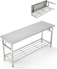 48  X 24  Stainless Steel Kitchen Work Table Commercial Kitchen Restaurant Table