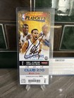 Steph Curry 2016 Round 2 Playoff Ticket  Autographed signed Steiner Coa Warriors