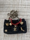Chanel Summer 2026 Coco Beach Macrame Charms Flap Bag Black Mesh Gold Hw New