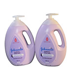 Johnson   s Bedtime Baby Bath 1000ml Jumbo Pump Included No Parabens Dyes 2  33 Oz