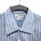 Vtg Nat Wise 1970 Sunset Strip Custom Button Down Shirt Hollywood Mens L Striped