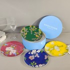 4 Piece W edgwood Tea Garden Dinner Plate Set Vintage Plate Western Plate