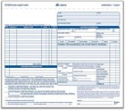 Adams Auto Repair Order Forms  8 5 X 7 44  3-part  Carbonless  50-pack  gt3870 
