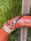 Vintage Boat Life Preserver Ring Buoy Nautical Decor San Juan El Yunque P r  30 