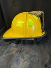 Cairns 1010 Fire Helmet Fireman s  70 Lieutenant Leather Badge   Bourkes Nice