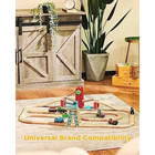 52-piece Wooden Train Track Lot Railway Set Thomas The Train Brio Accessories