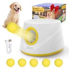 Automatic Dog Ball Launcher Interactive Tenni Ball Thrower With 5 Etpu Balls