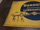 Sunoco 1935 Licensed Lubrication Guide Gas Oil Service Station Book