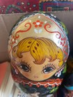 Signed Russian Matryoshka Nesting Dolls 15 Dolls Palekh Style Fairy Tale 9 5 