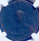 Jesus Christ King Of Kings Byzantine Empire Copper Coin 975ad-1035ad Ngc Genuine