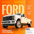 Front Bumper Valance Deflector Air Dam For Ford F250 F350 23-26 Super Duty 2wd