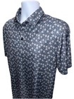 65 Swannies Men   s Golf Clark Polo Shirt-vintage Indigo - Large - New With Tags