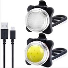 4set Usb Rechargeable Led Mtb Bicycle Light Racing Bike Front Headlight Rearlamp