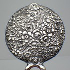 Repousse Hand Mirror Tiffany Co Sterling Silver