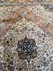 Indo Persian Rug  Vintage  Rust  8 X 10  100  Handmade  100  Wool  100  Veg  Dye