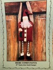 Pattern Primitive Santa Claus Doll Door Hanger Pocket Snowman New Bunny Hugs