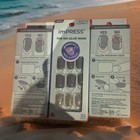 3 X Kiss Impress Press-on Nails Short No Glue Needed 83772 Flawless  
