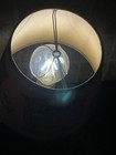 Antique Vintage Captain Ship   s Wheel Desk Lamp   Original Shade Nautical Works