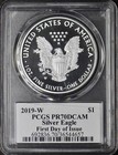 2019-w American Silver Eagle Pcgs Pr70dcam Fdoi Cleveland Signed -    coingiants   