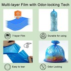 Diaper Bags Refill  Compatible With Diaper Genie Easy Roll Pail  60 Bags Odor   